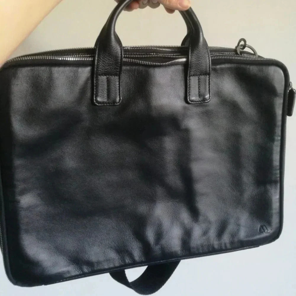 Albédo  Leather business briefcase-laptop bag